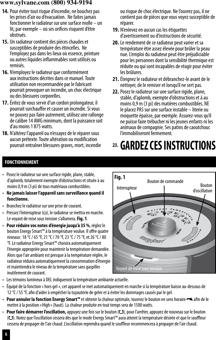 Page 6 of 12 - Honeywell Honeywell-Energy-Smart-Hz-8000-Users-Manual-  Honeywell-energy-smart-hz-8000-users-manual