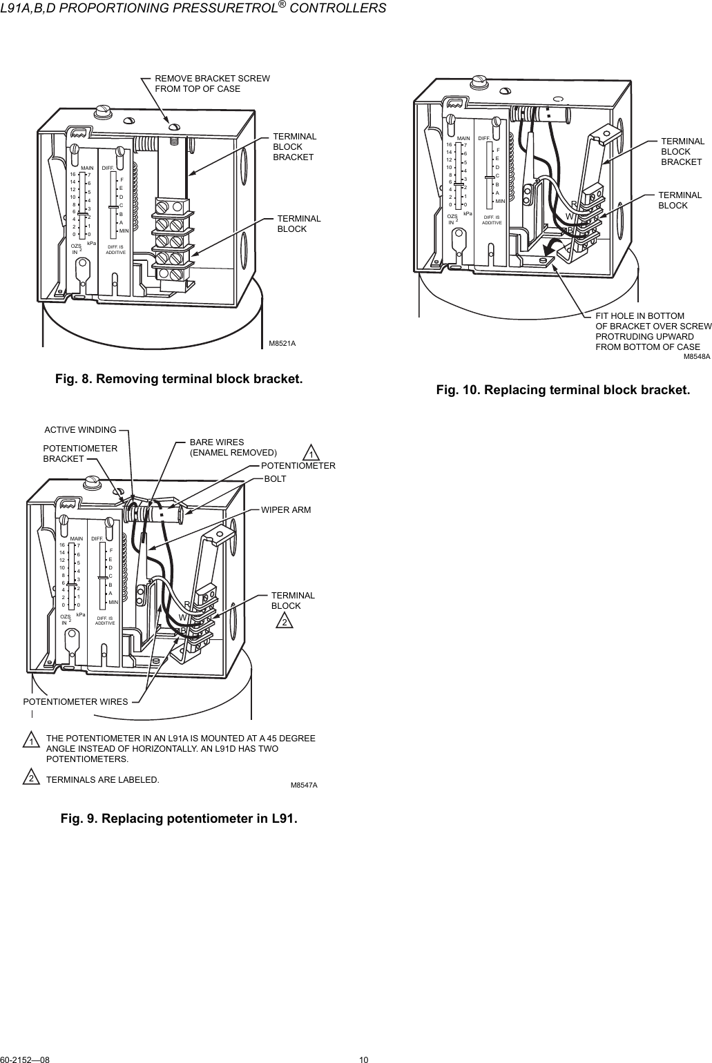 Page 10 of 12 - Honeywell Honeywell-Honeywell-Boiler-L91B-Users-Manual- 60-2152_B  Honeywell-honeywell-boiler-l91b-users-manual