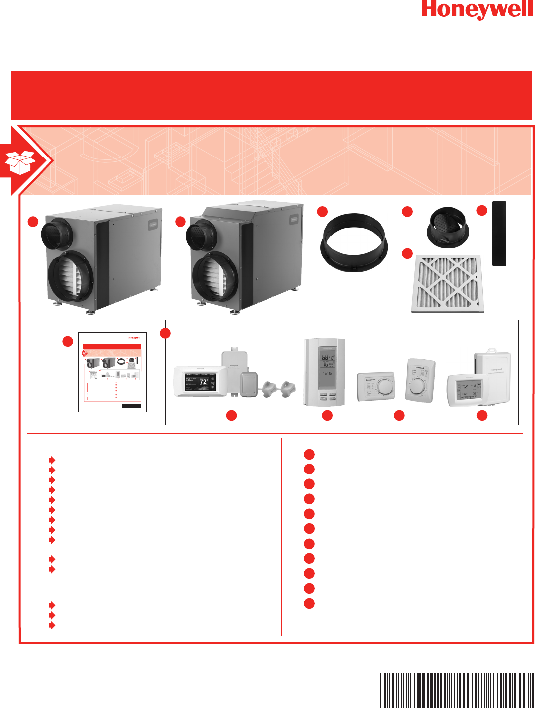 Honeywell Dehumidifier Dr90 Users Manual 69 2690EFS 04 TrueDRY™ DR90/DR120