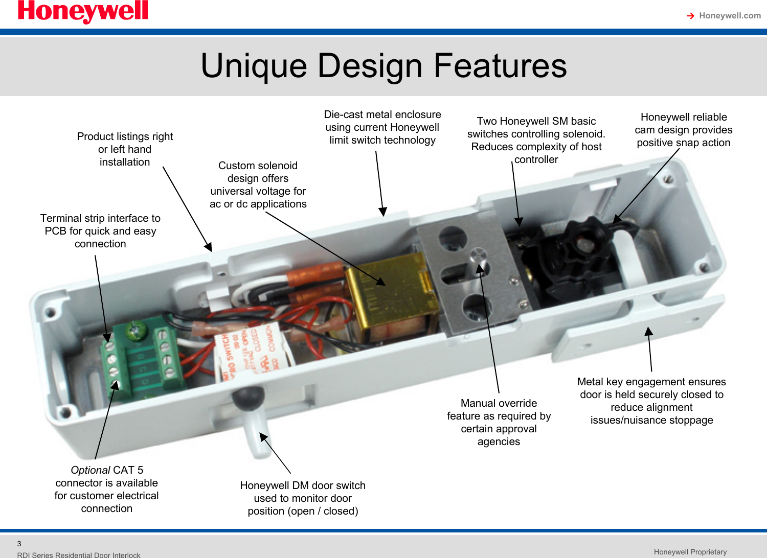 Honeywell Door Rdi Users Manual Swing Interlock_061509