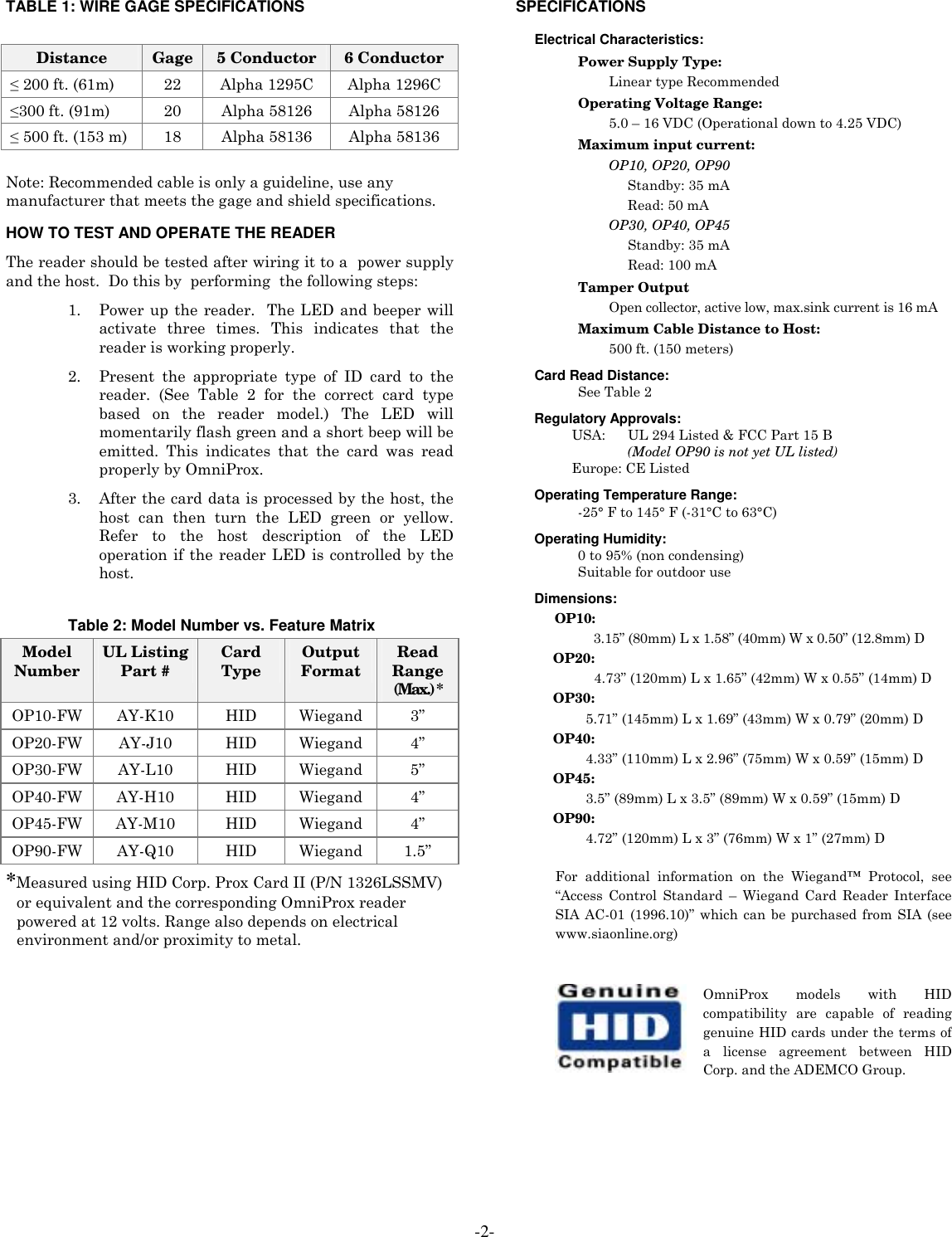Page 2 of 4 - Honeywell Honeywell-Honeywell-Games-Op10-Users-Manual- Ademco Omniprox Installation Manual  Honeywell-honeywell-games-op10-users-manual