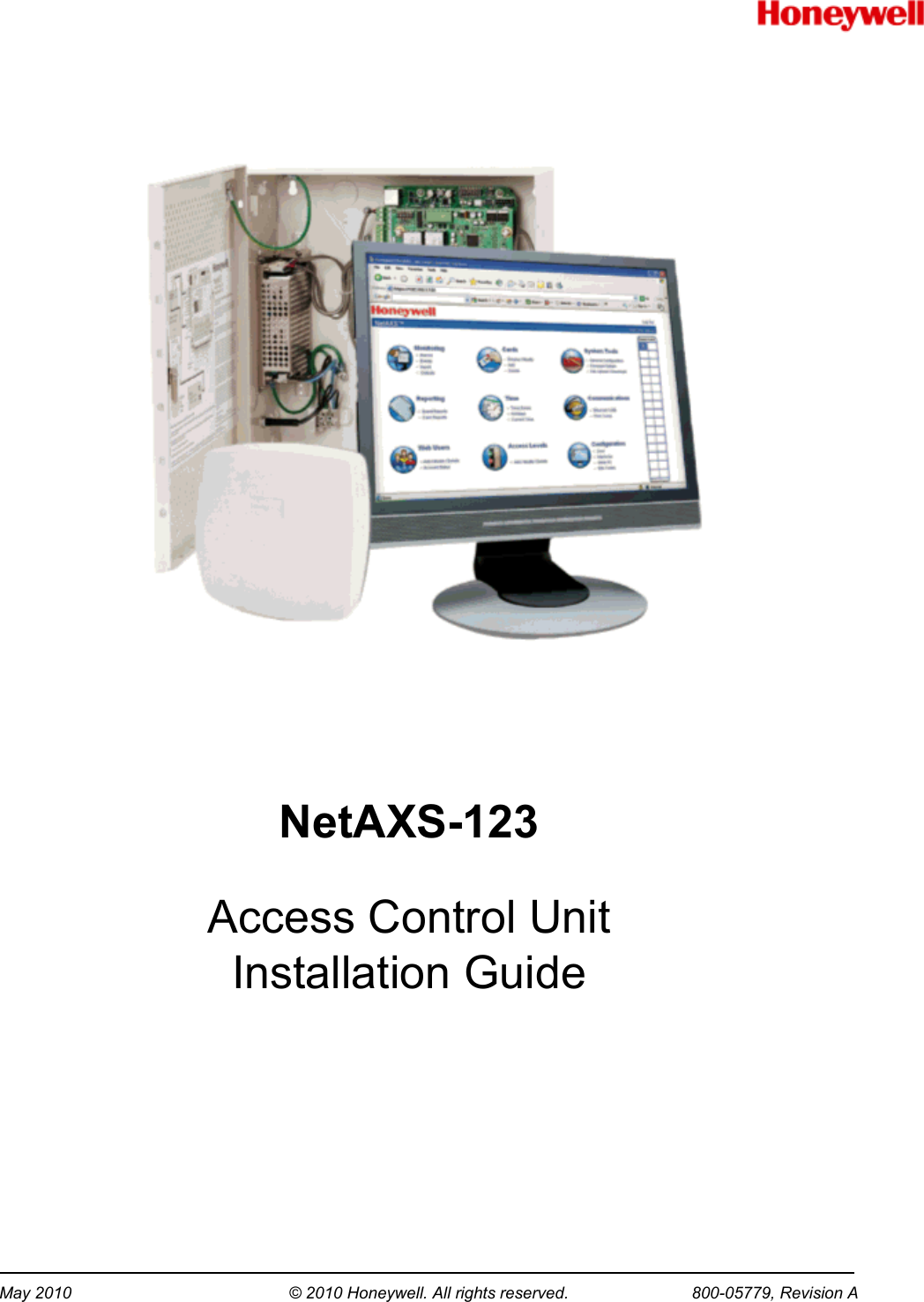 Honeywell Network Hardware Netaxs 123 Users Manual NetAXS_123_Standard