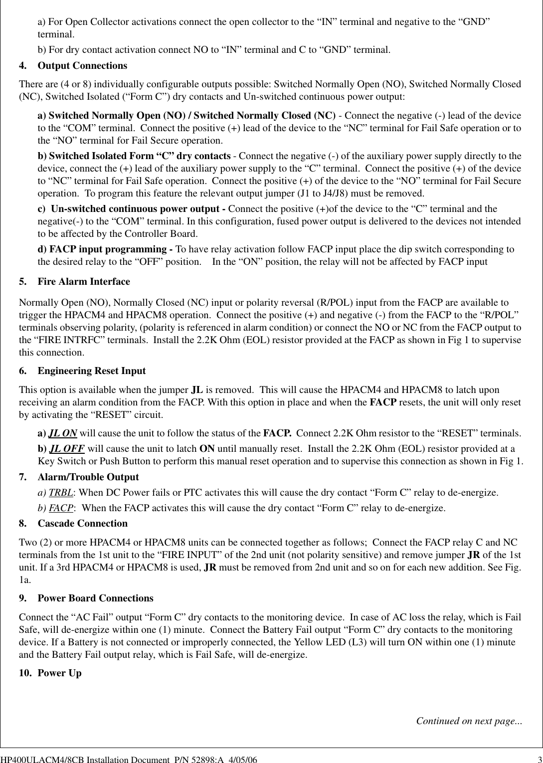 Page 3 of 10 - Honeywell Honeywell-Honeywell-Power-Supply-Hp40Ulacm4Cb-Users-Manual- 52898  Honeywell-honeywell-power-supply-hp40ulacm4cb-users-manual