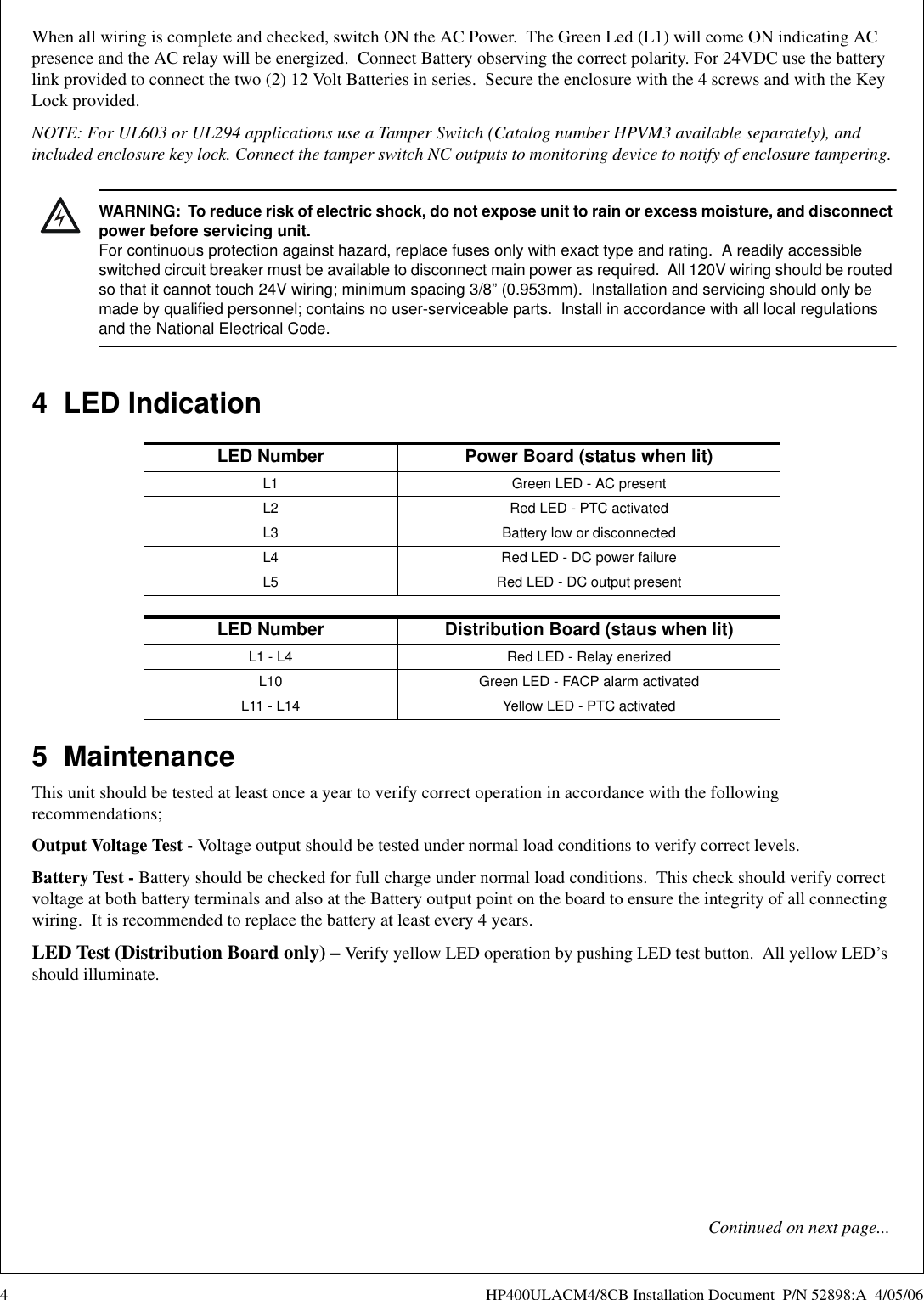 Page 4 of 10 - Honeywell Honeywell-Honeywell-Power-Supply-Hp40Ulacm4Cb-Users-Manual- 52898  Honeywell-honeywell-power-supply-hp40ulacm4cb-users-manual