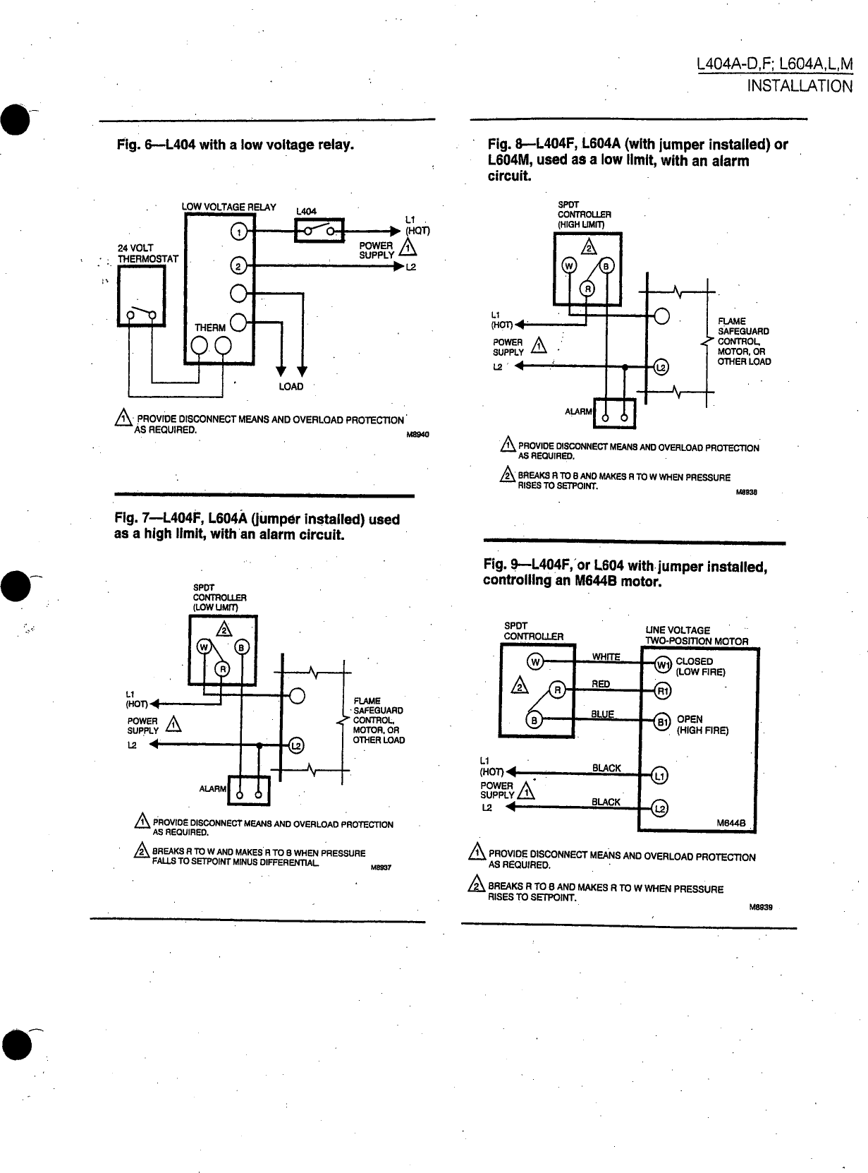 Page 7 of 10 - Honeywell Honeywell-Honeywell-Sleep-Apnea-Machine-L404A-D-Users-Manual- 4b Pressuretrol  Honeywell-honeywell-sleep-apnea-machine-l404a-d-users-manual