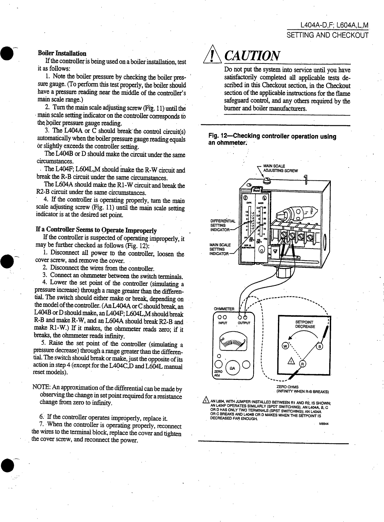 Page 9 of 10 - Honeywell Honeywell-Honeywell-Sleep-Apnea-Machine-L404A-D-Users-Manual- 4b Pressuretrol  Honeywell-honeywell-sleep-apnea-machine-l404a-d-users-manual