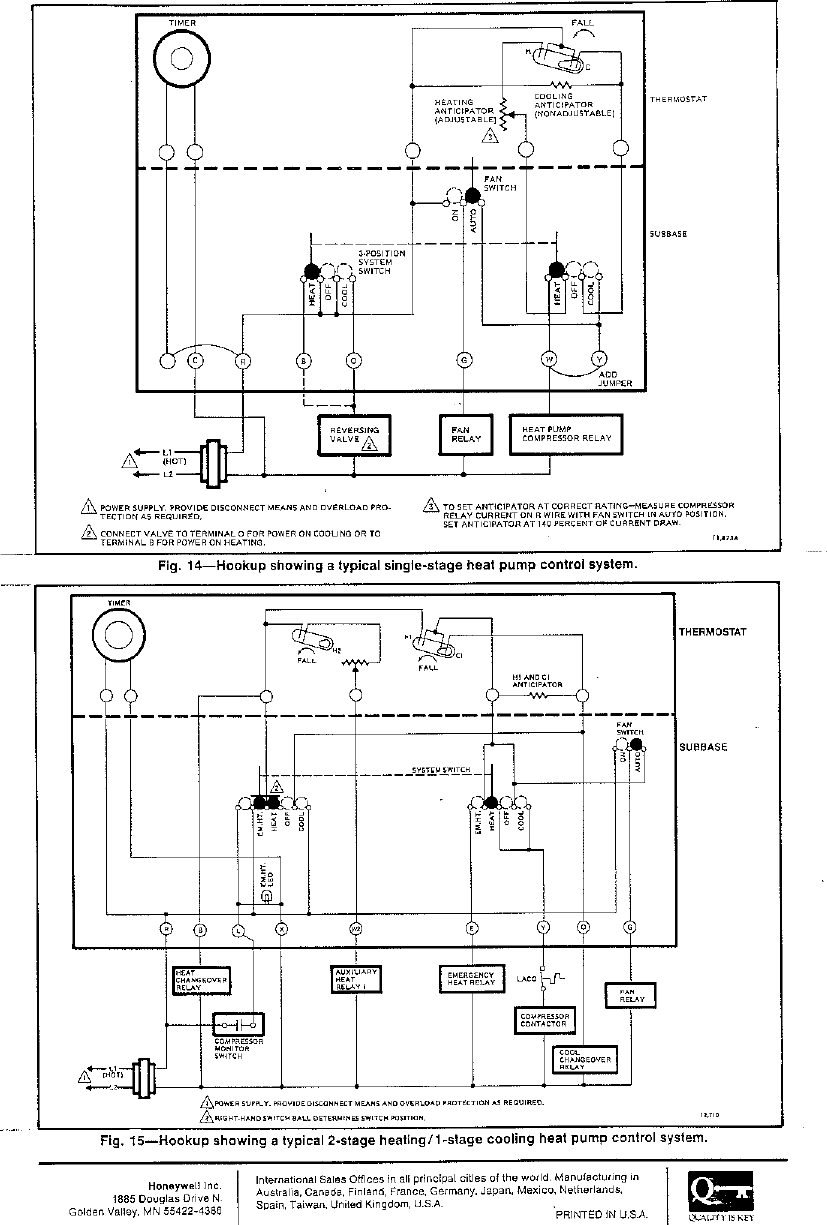 Page 8 of 8 - Honeywell Honeywell-Q682C-Users-Manual- 69-0258 - T8085D/Q682B,C, T8185/Q682B,C,L, Y8185, Y8024, HEATING AND HEATING/COOLING  Honeywell-q682c-users-manual