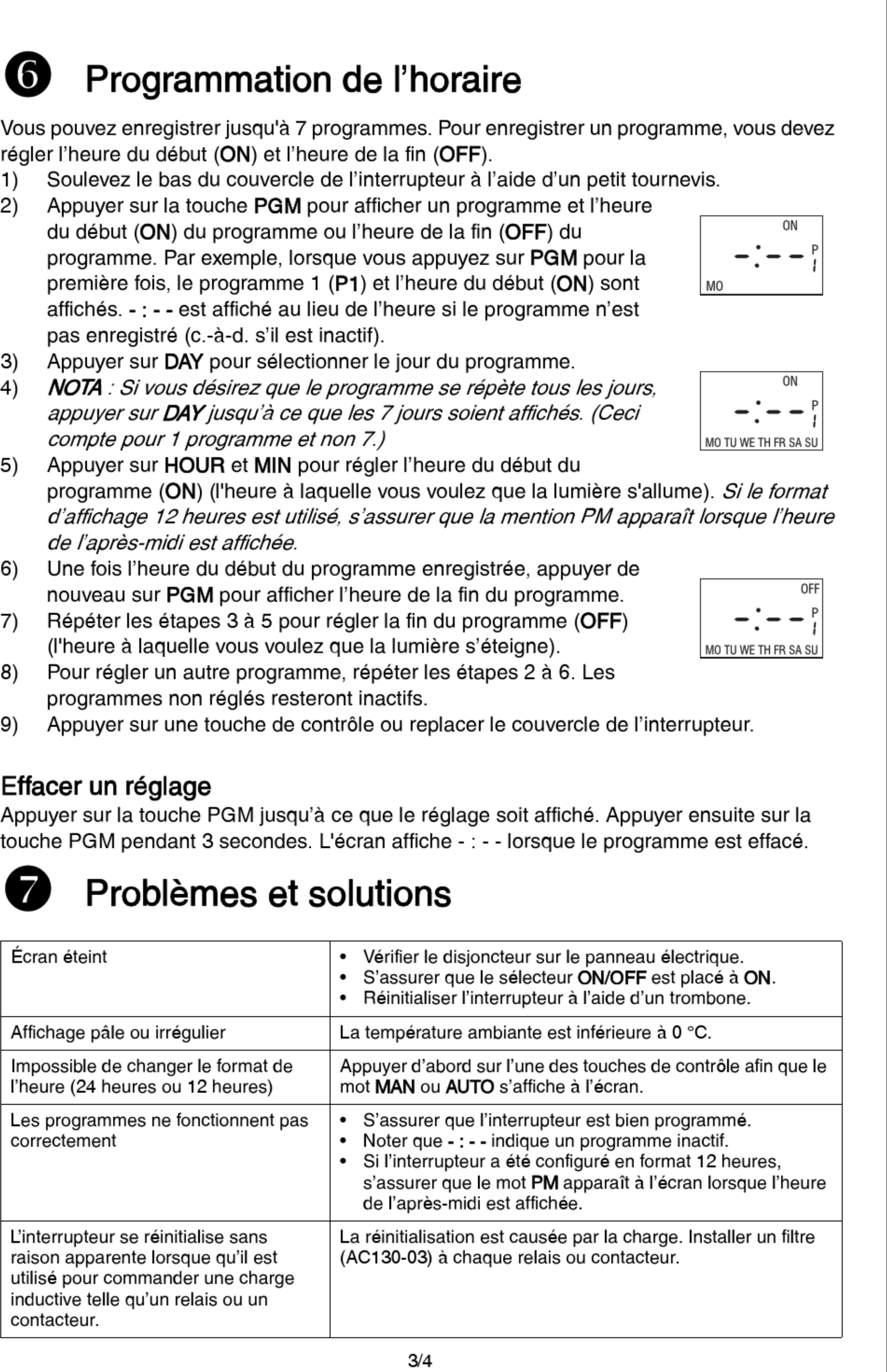 Page 7 of 12 - Honeywell Honeywell-Rpls730B-Installation-And-User-Manual-1003270 User Manual