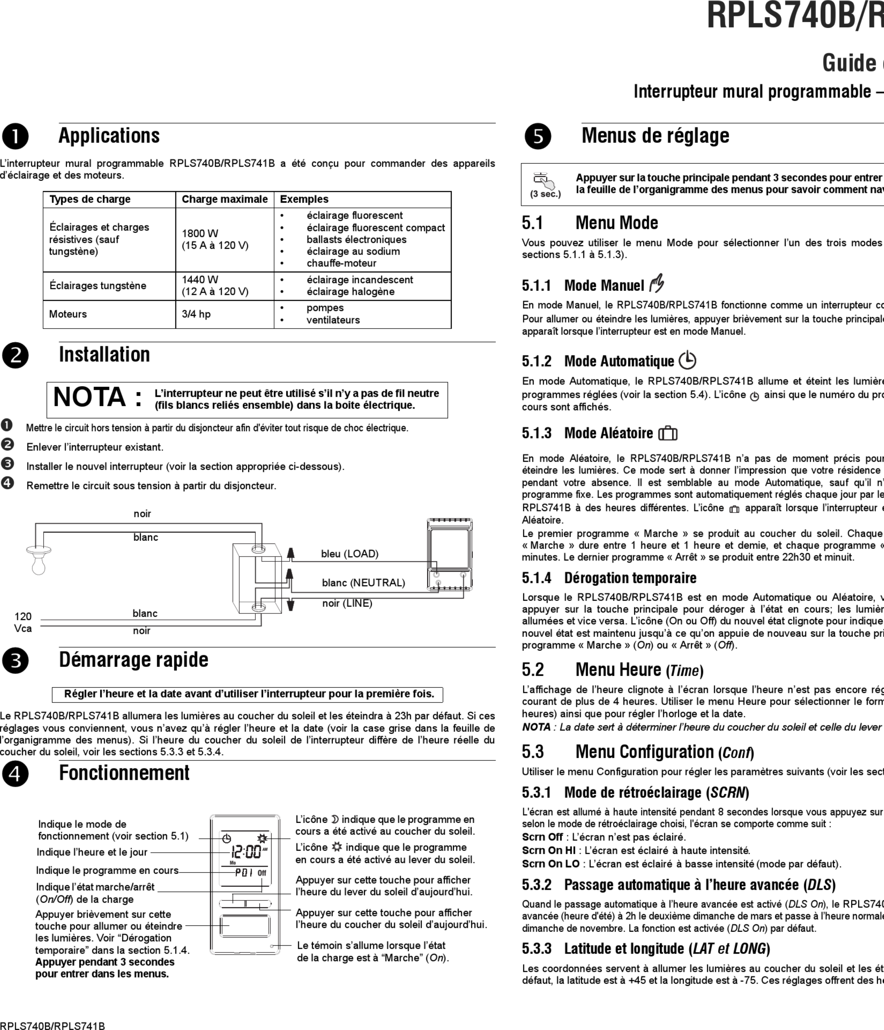 Page 3 of 8 - Honeywell Honeywell-Rpls740B-User-Manual-1003154 User Manual