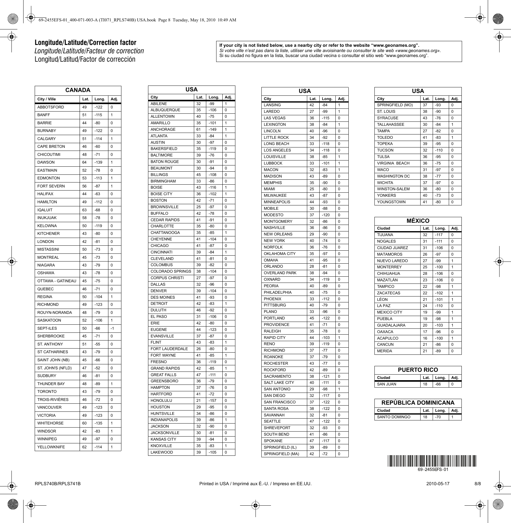 Page 8 of 8 - Honeywell Honeywell-Rpls740B-Users-Manual- 69-2455EFS-01_400-071-003-A (TI071_RPLS740B) USA  Honeywell-rpls740b-users-manual