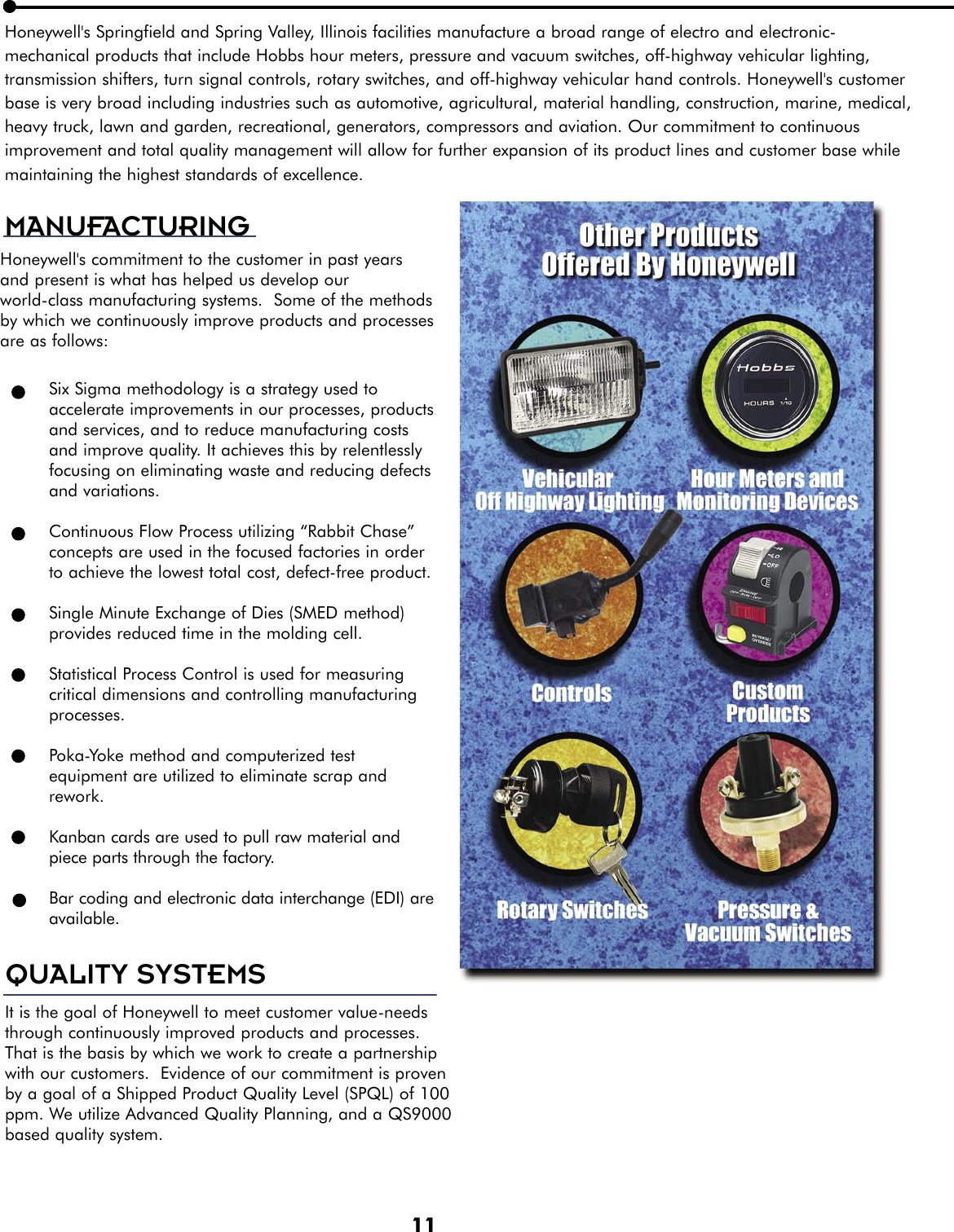 Page 11 of 12 - Honeywell Honeywell-Switches-Users-Manual- 230642 Switch Catalog  Honeywell-switches-users-manual