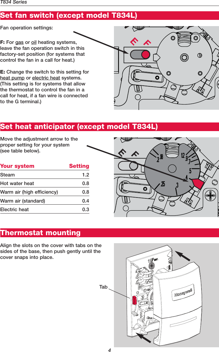 Page 4 of 12 - Honeywell Honeywell-T8034-Owners-Manual-  Honeywell-t8034-owners-manual