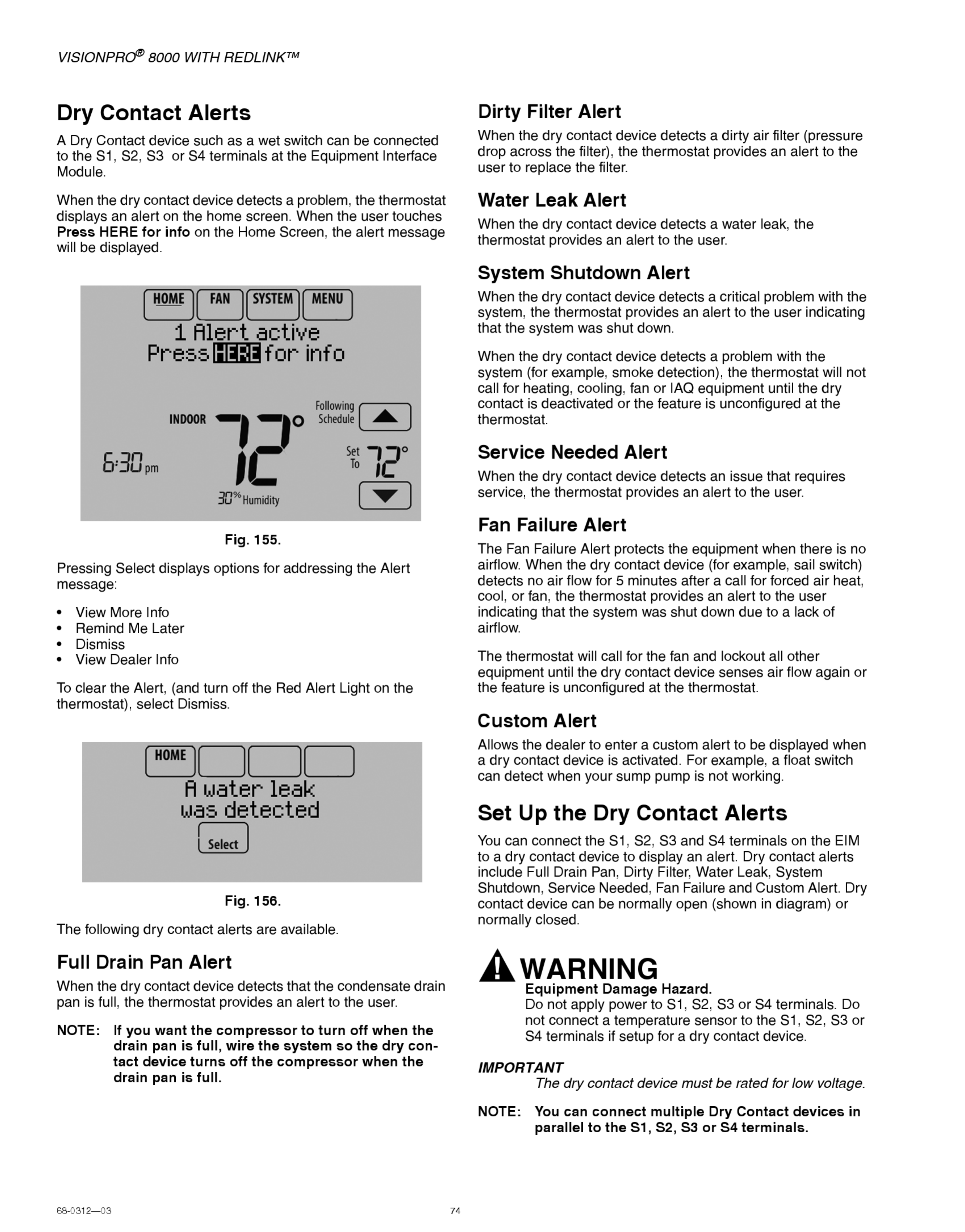 Honeywell Th8320R1003 Installation Manual 1002646