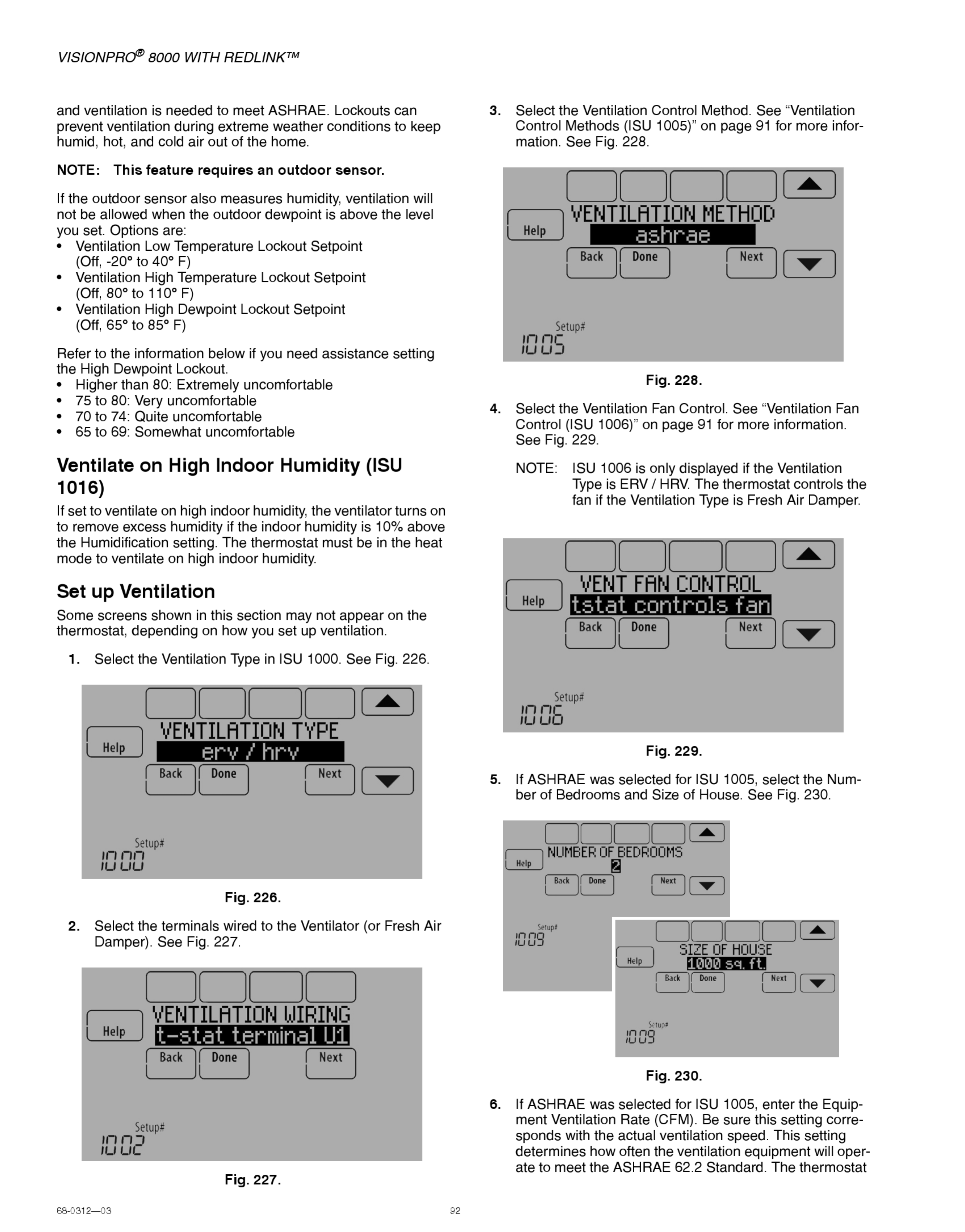 Honeywell Th8320R1003 Installation Manual 1002646