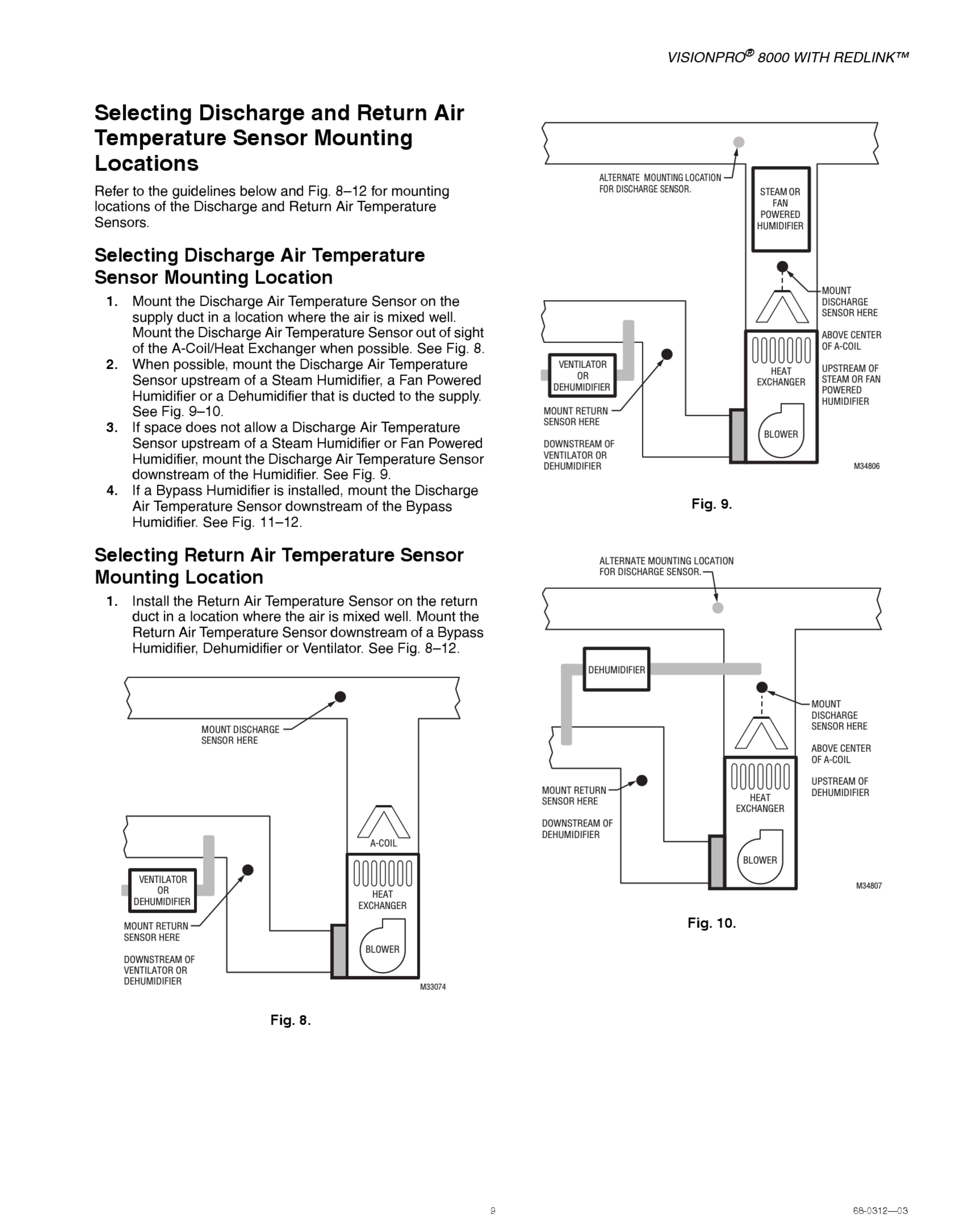 Honeywell Th8320R1003 Installation Manual 1002646