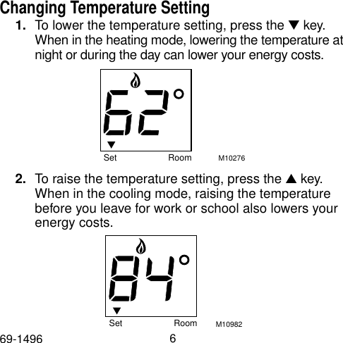 Page 6 of 12 - Honeywell Honeywell-Trol-A-Temp-69-1496-Users-Manual- 69-1193  Honeywell-trol-a-temp-69-1496-users-manual