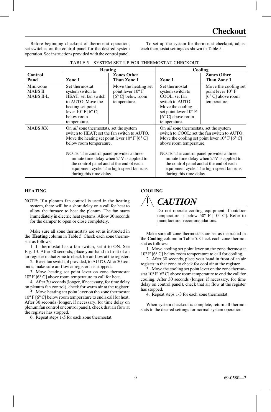 Page 9 of 10 - Honeywell Honeywell-Trol-A-Temp-Q674B-Users-Manual- 69-0580 - T874A,D Zone Thermostats/Q674B,D,E Subbases  Honeywell-trol-a-temp-q674b-users-manual