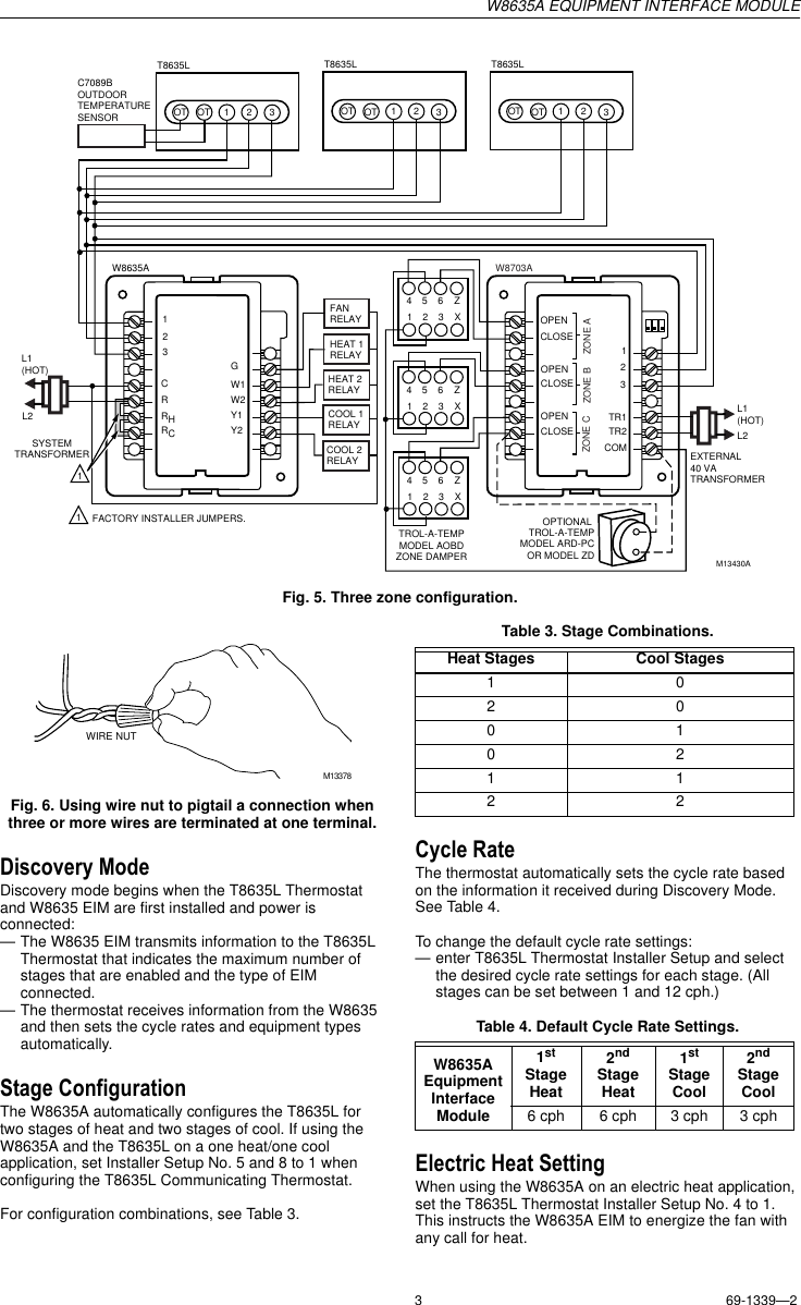 Page 3 of 6 - Honeywell Honeywell-W8635A-Users-Manual- 69-1339 - W8635A Equipment Interface Module  Honeywell-w8635a-users-manual