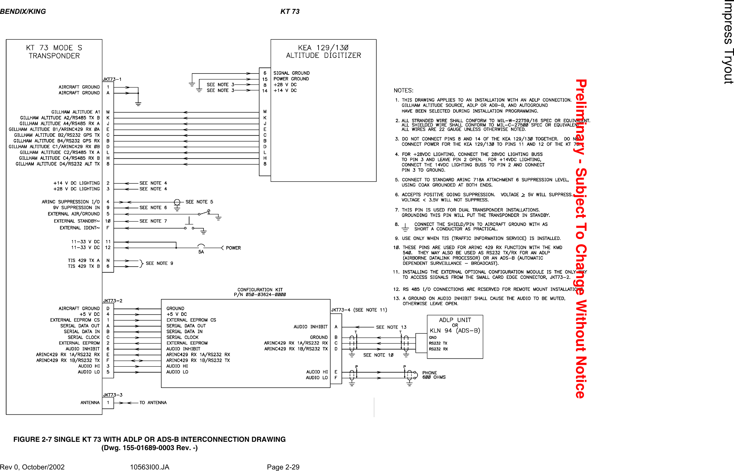 Page 45 of Honeywell KT73 Mode S Transponder, KT73 User Manual 73im