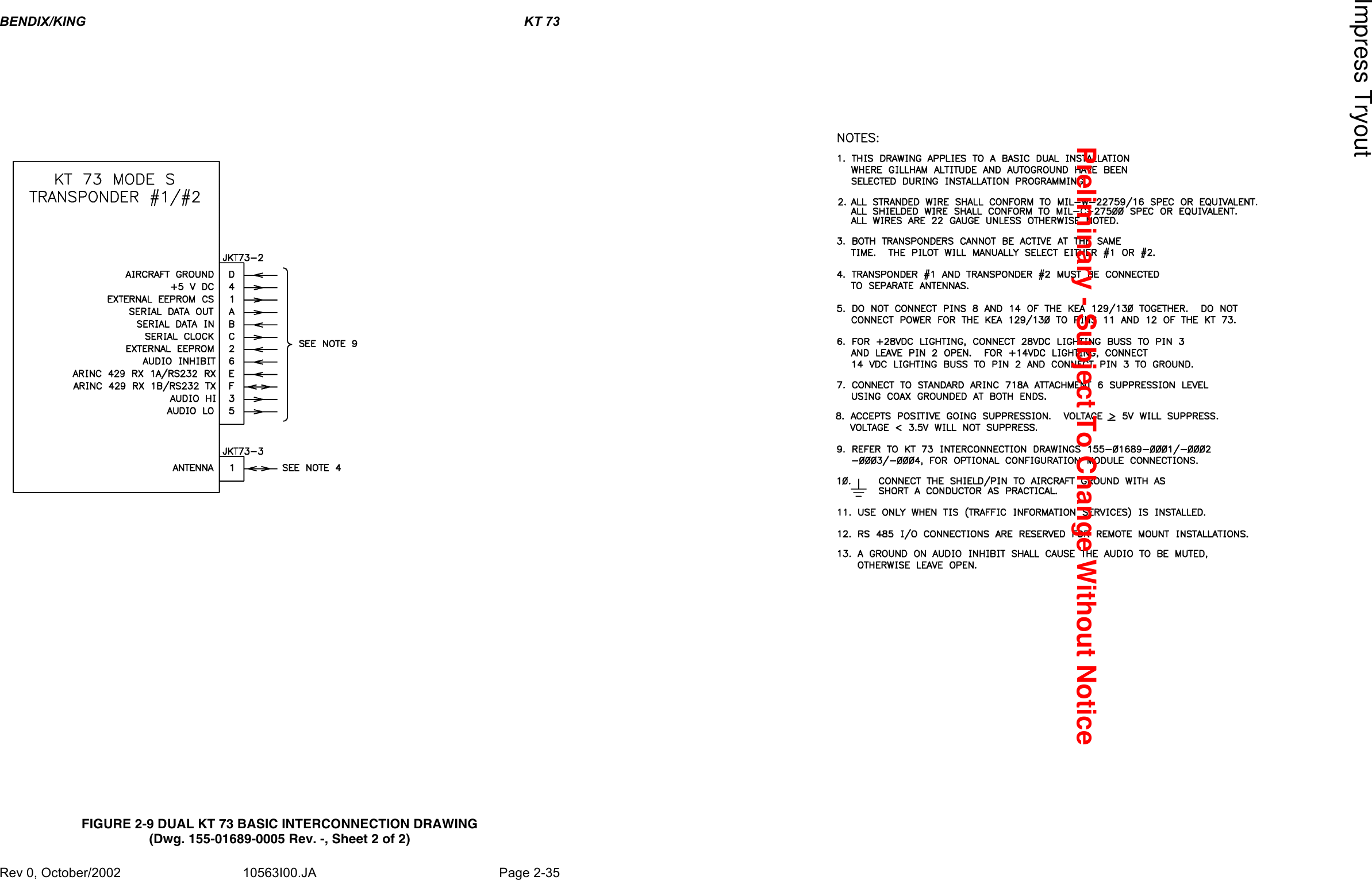 Page 51 of Honeywell KT73 Mode S Transponder, KT73 User Manual 73im