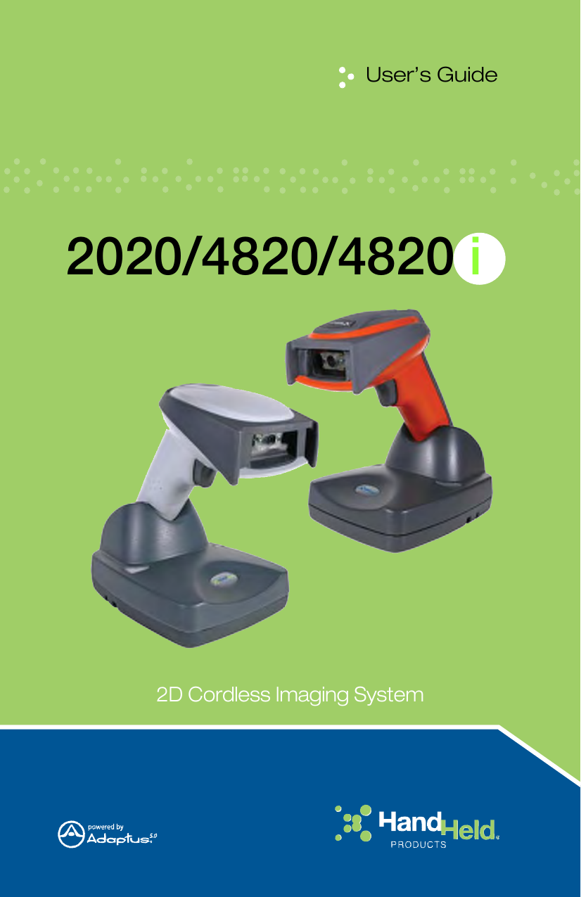 ™ User’s Guide2020/4820/4820 i2D Cordless Imaging System