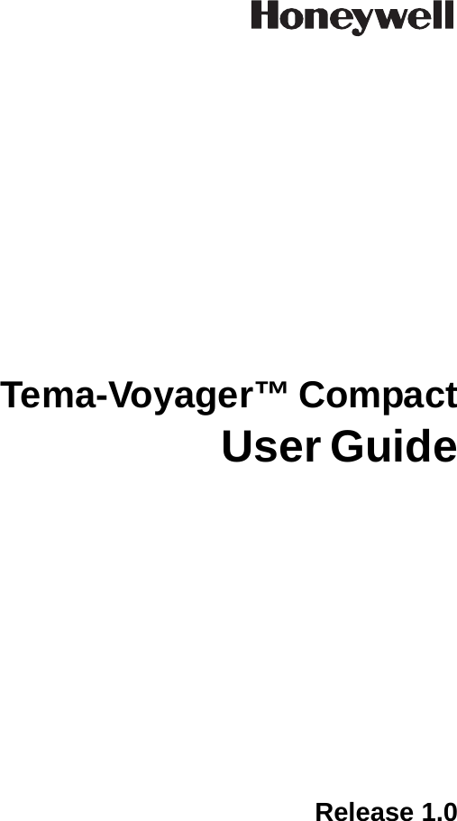 Tema-Voyager&trade; CompactUser GuideRelease 1.0