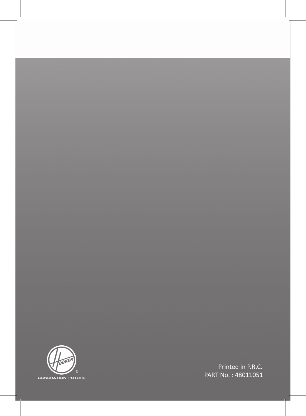 Page 11 of 11 - Hoover IronJet Steam Iron TID2500 Instruction Manual - Product Code 39600131 48011051-IRONjet-UM-UK