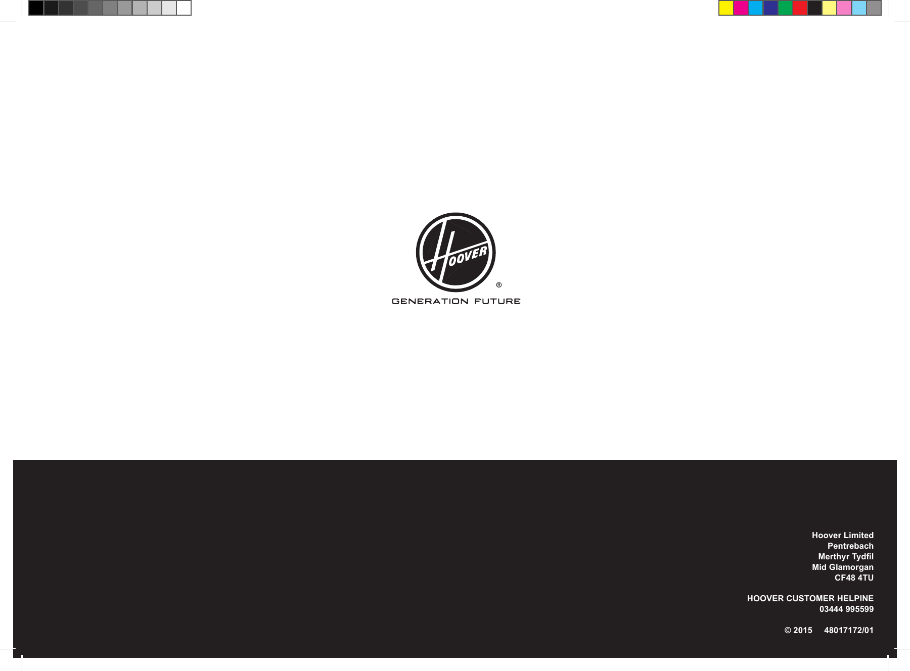 Page 9 of 9 - Hoover Whirlwind Bagless Upright Vacuum Cleaner WR71WR01 Instruction Manual - Product Code 39100460 48017172-01-Whirlwind-IM-UK-updated