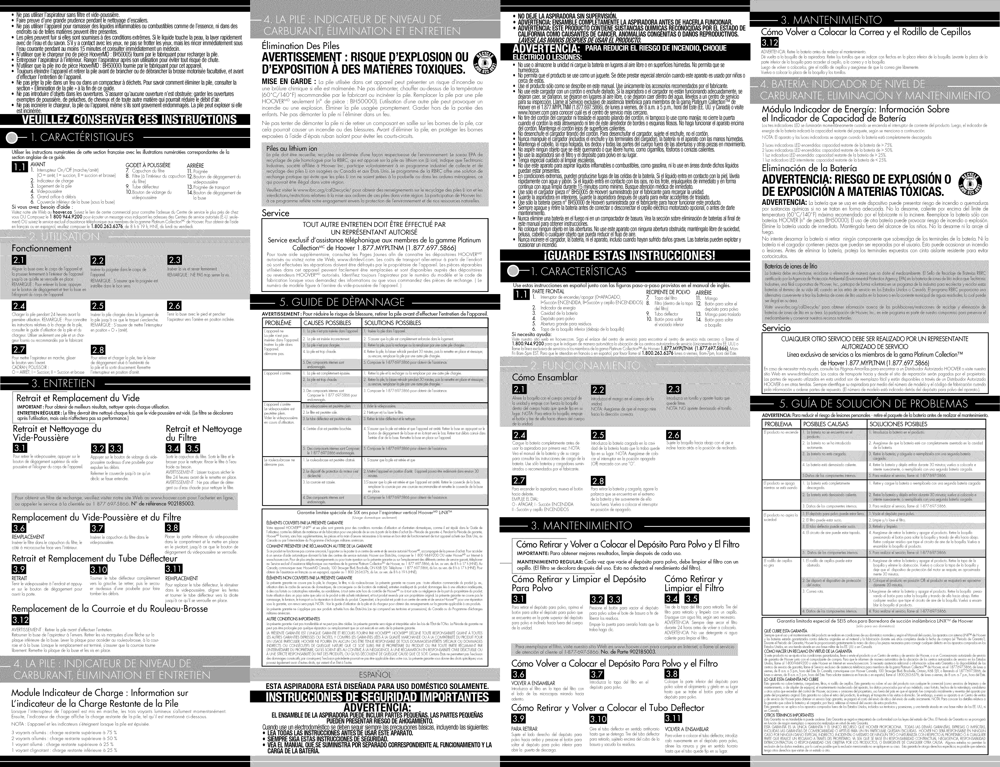 Page 2 of 2 - Hoover BH50010 User Manual  STICK VAC - Manuals And Guides L0903015