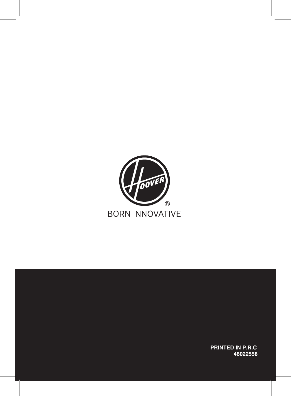 Page 12 of 12 - Hoover Vacuum Cleaner Discovery 22v Lithium Cordless Stick DS22G Instruction Manual - Product Code 39400303 DS22