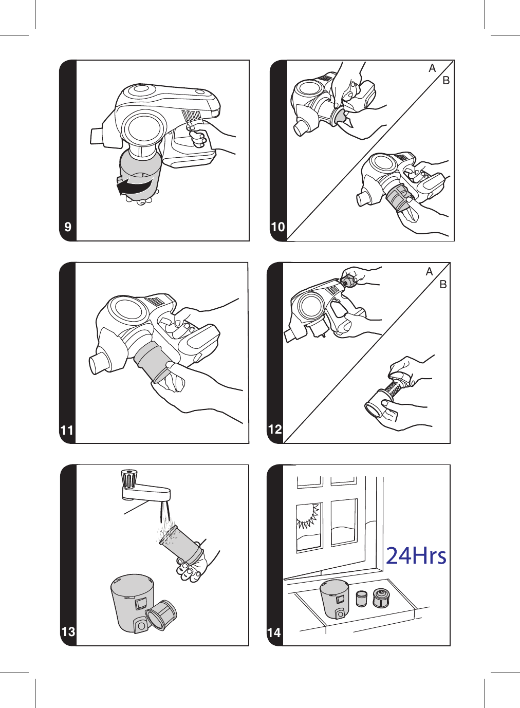 Page 4 of 12 - Hoover Vacuum Cleaner Discovery 22v Lithium Cordless Stick DS22G Instruction Manual - Product Code 39400303 DS22