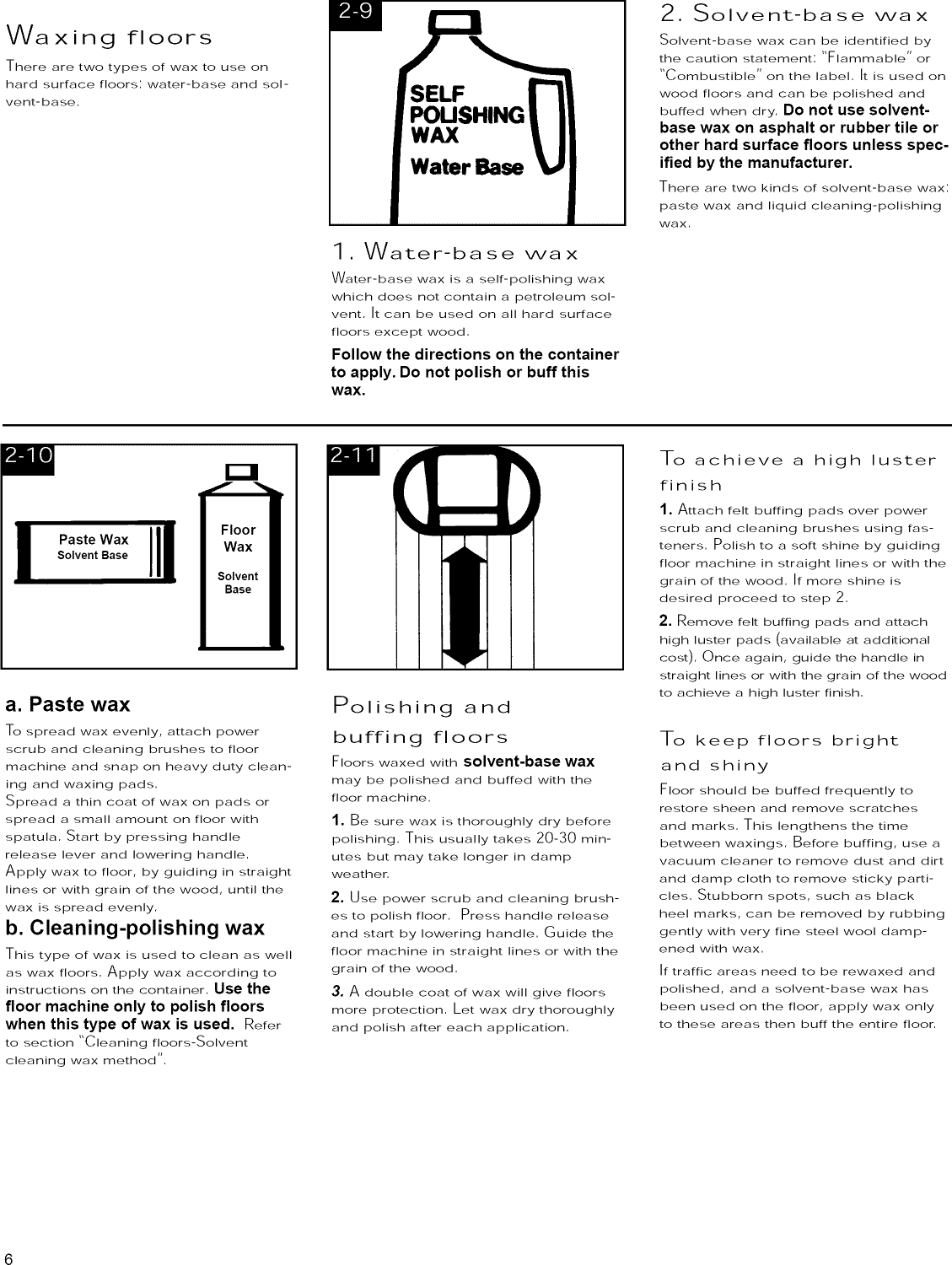 Page 6 of 10 - Hoover F4300 1101334L User Manual POLISHER - Manuals And Guides