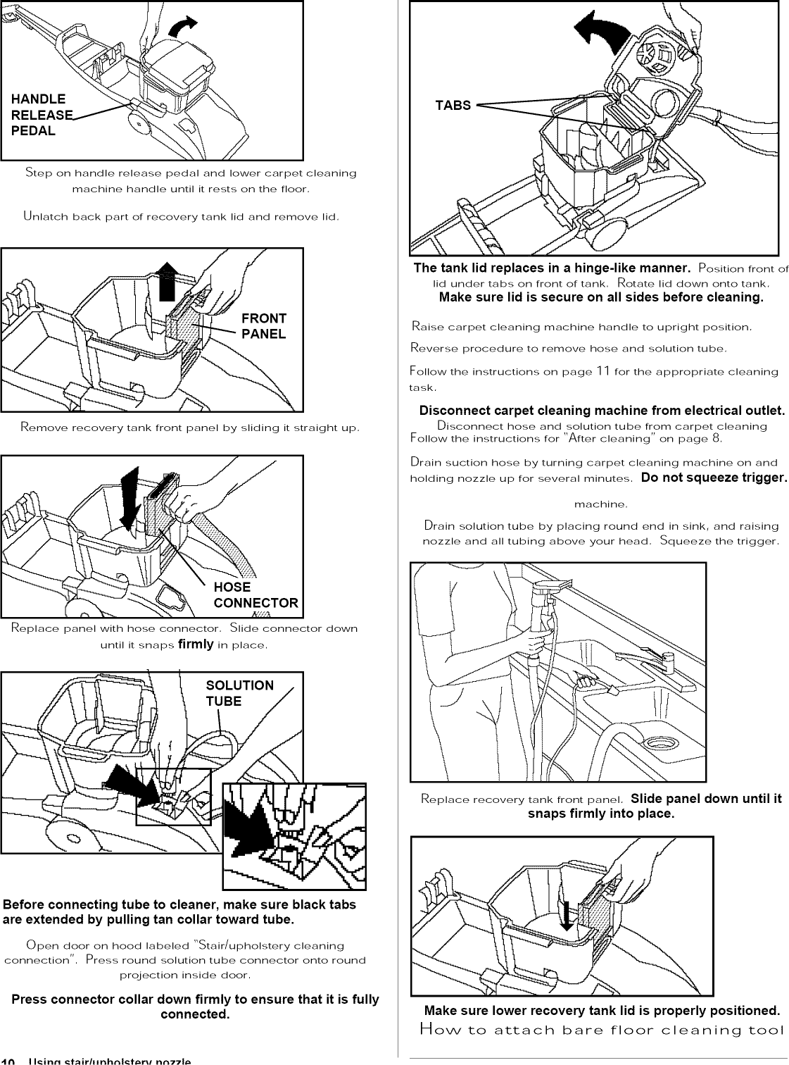 Page 10 of 12 - Hoover F5810 1101361L User Manual  - Manuals And Guides