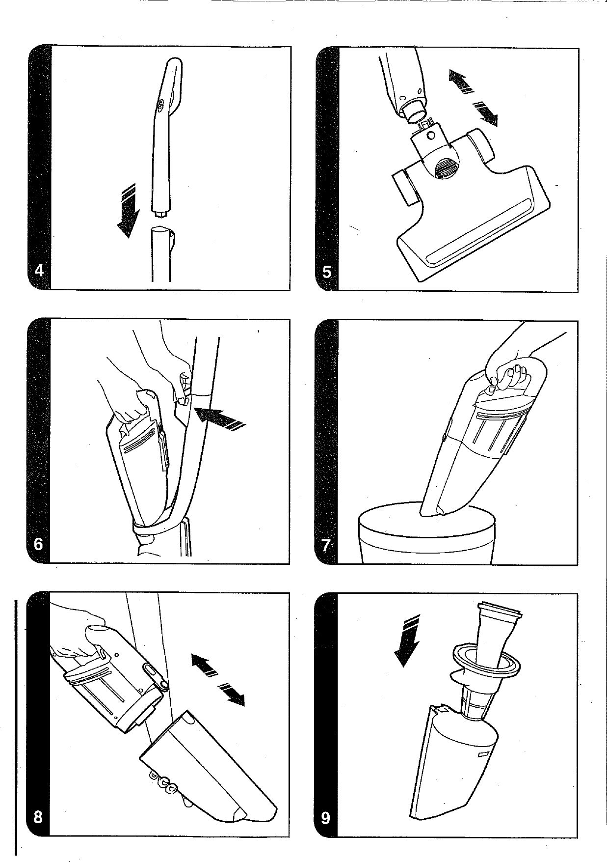 Page 3 of 8 - Hoover Vacuum Cleaner Freejet 3 In 1 FJ120R2 Instruction Manual - Product Code 39400090