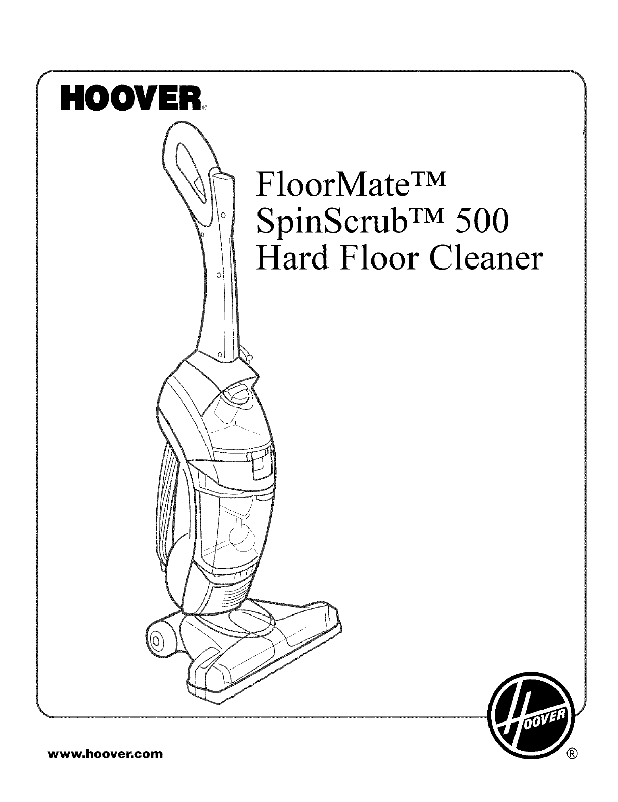 Hoover Floormate Spinscrub 800 Manual