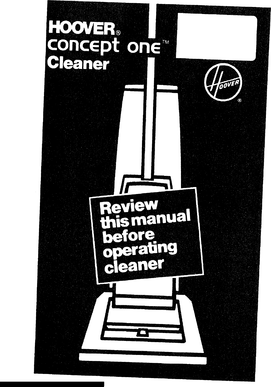 Hoover Concept One Manual 820242 Manualslib Makes It Easy To Find Manuals Online User 5521