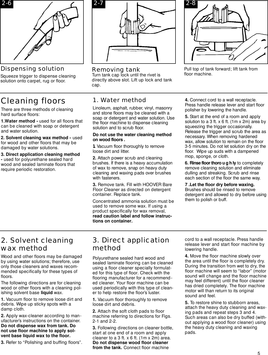 Page 5 of 10 - Hoover Hoover-Floormax-Supreme-Users-Manual-  Hoover-floormax-supreme-users-manual