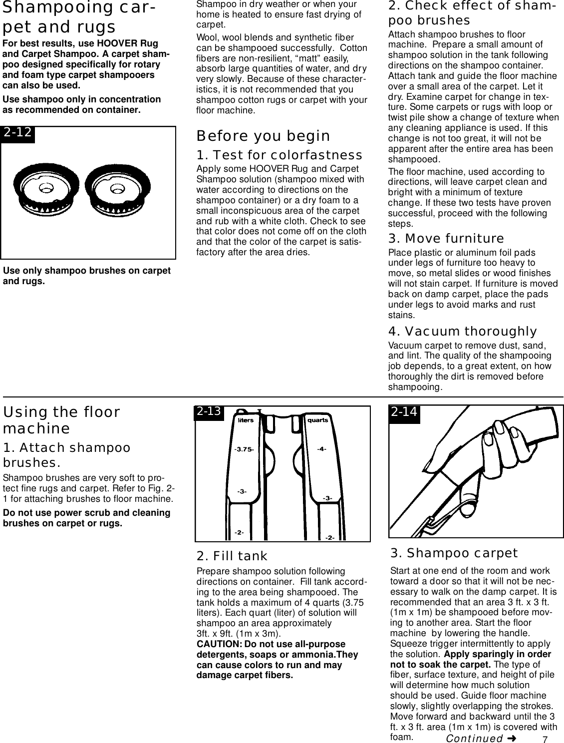 Page 7 of 10 - Hoover Hoover-Floormax-Supreme-Users-Manual-  Hoover-floormax-supreme-users-manual