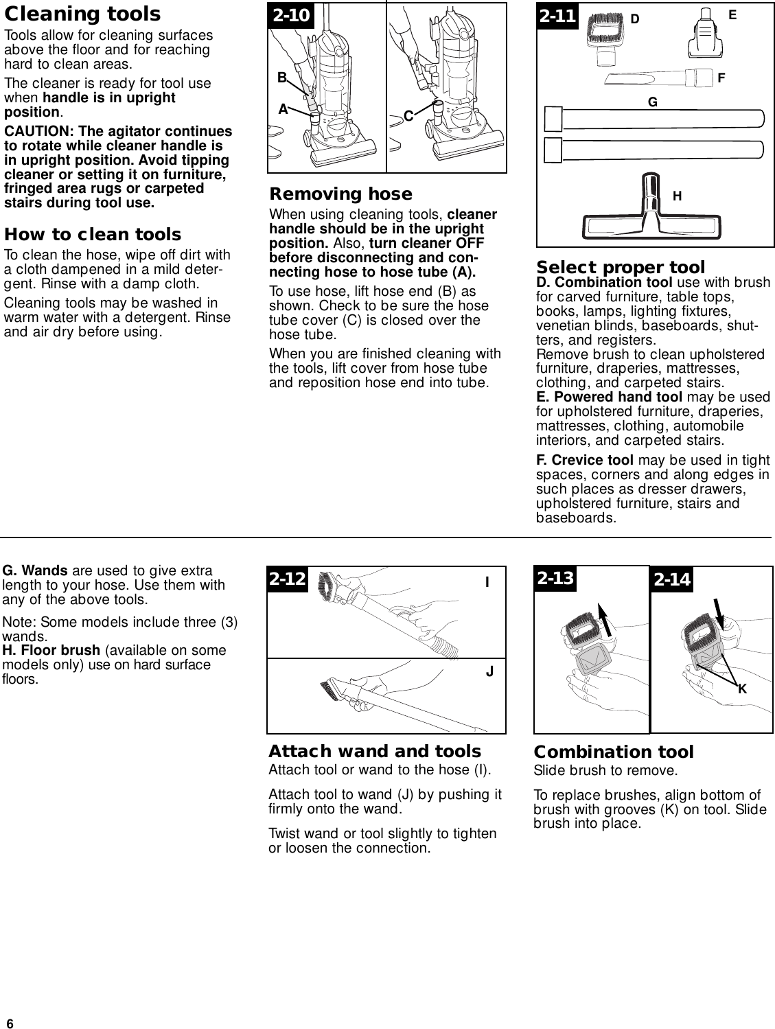 Page 6 of 12 - Hoover Hoover-Uh70060-Owner-S-Manual U5180900 Fusion