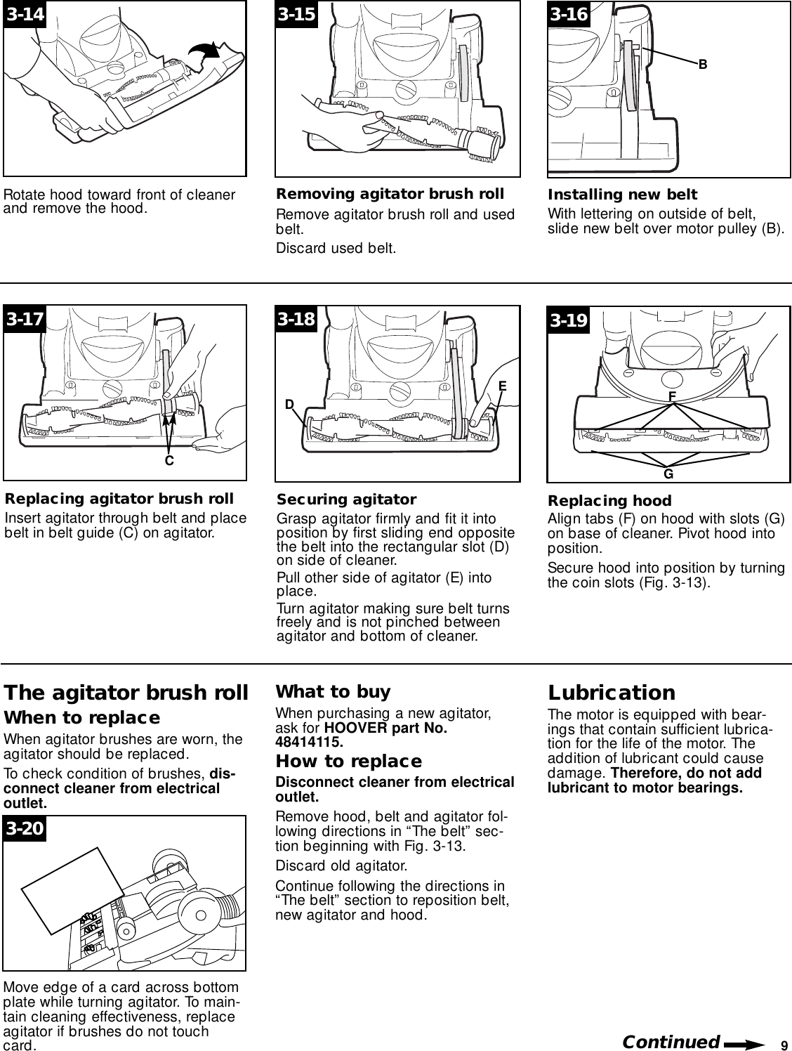 Page 9 of 12 - Hoover Hoover-Uh70060-Owner-S-Manual U5180900 Fusion