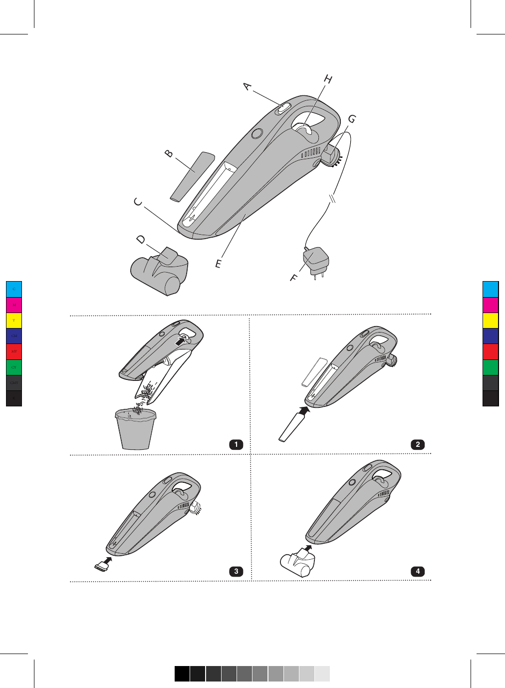 Page 2 of 7 - Hoover 48020876-JAZZ Dry IM UK _ Cover Instruction Manual Jovis-Corded-SM550AC-IM-UK