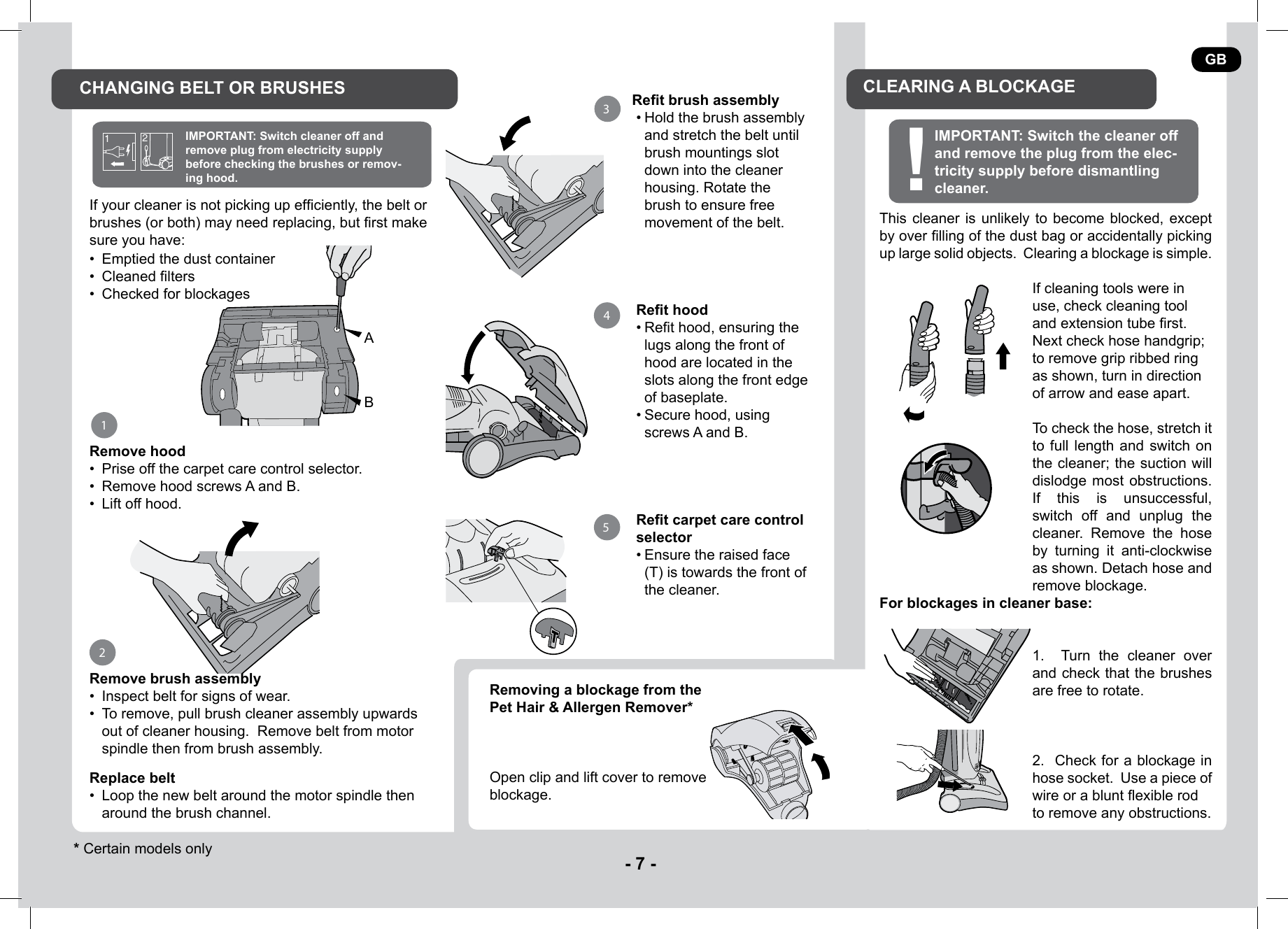 Product instruction manual