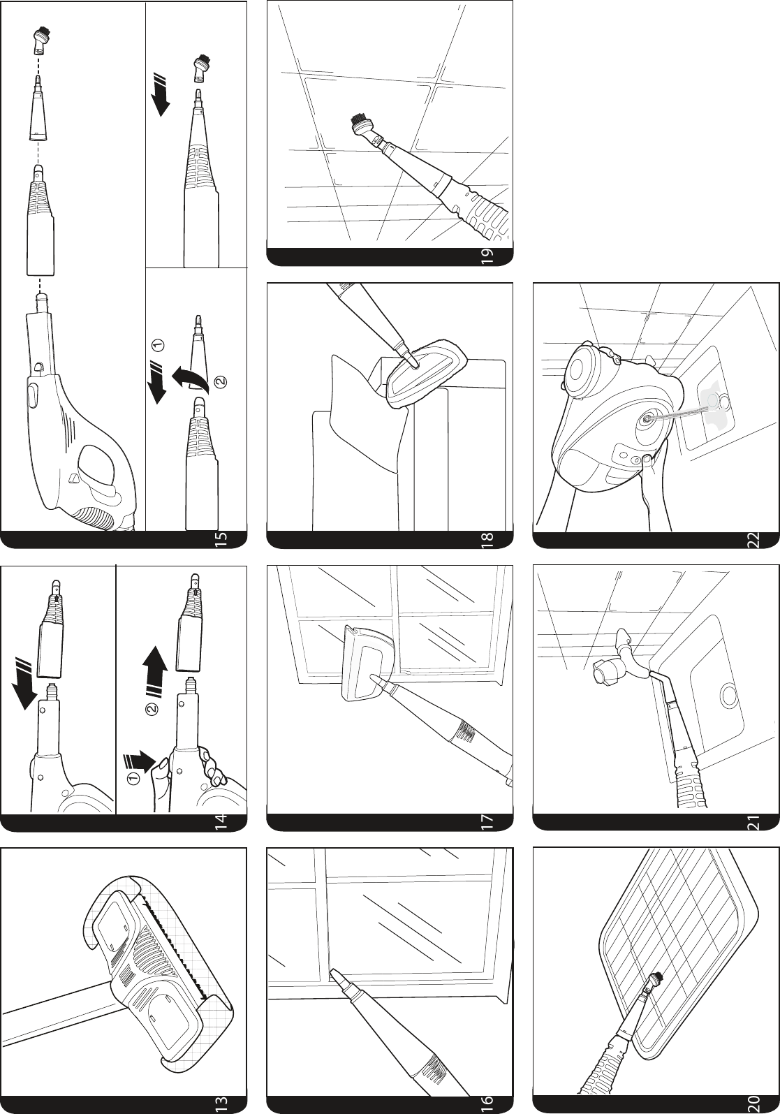 Page 2 of 5 - Hoover Steam Cleaning SteamJet Cylinder Cleaner SCMA1500 Instruction Manual - Product Code 39600136 SCM1500-UK-steam-jet-cyl