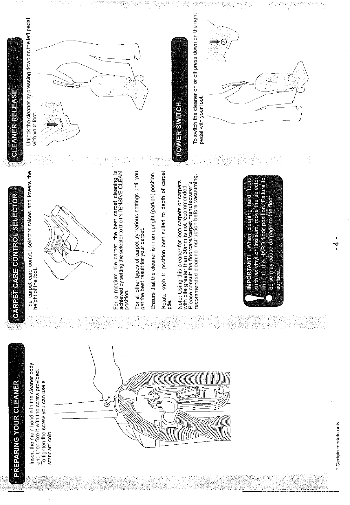 Hoover Smart Upright Vacuum Cleaner 