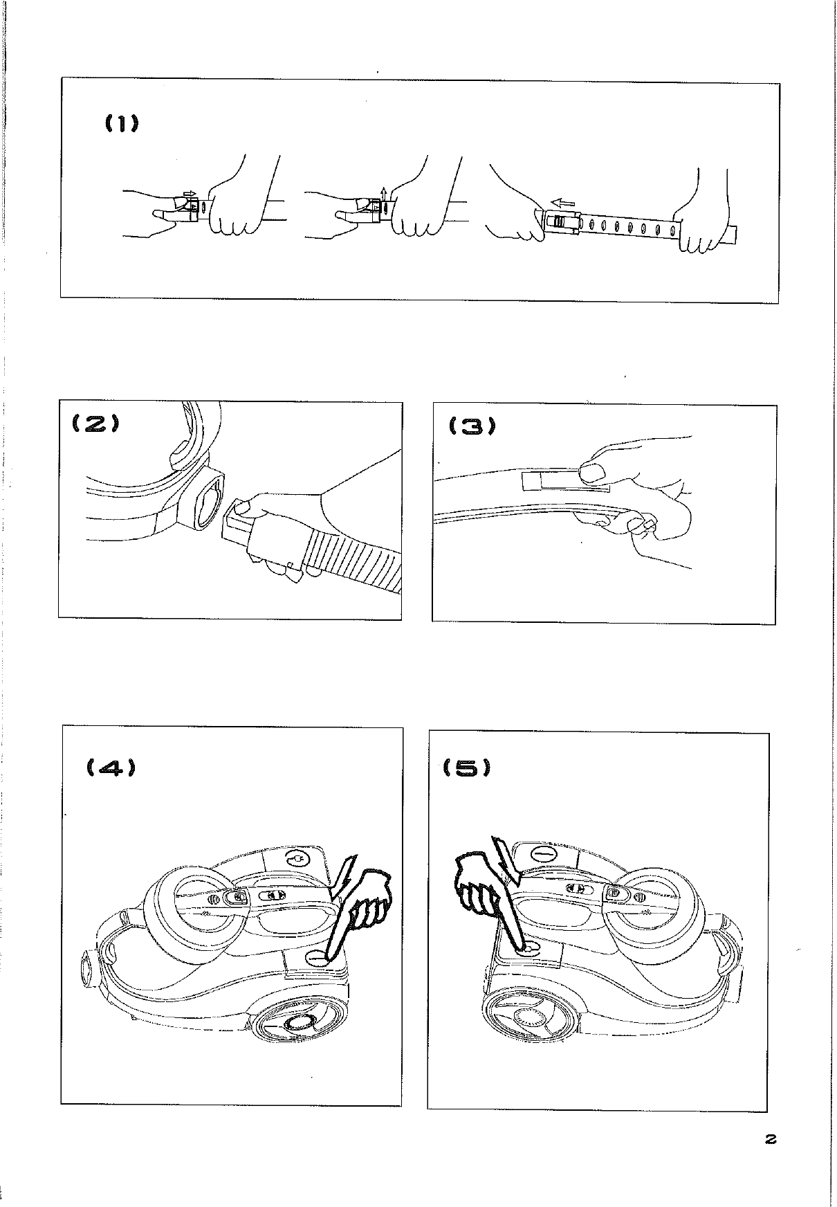 Page 2 of 8 - Hoover Vacuum Cleaner Alyx Pets TC1206 Instruction Manual - Product Code 39000381