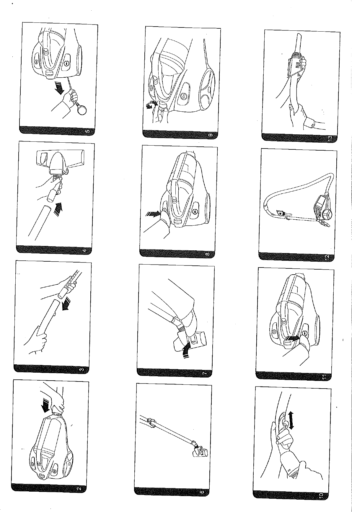 Page 3 of 8 - Hoover Vacuum Cleaner Rush Pets TCR4213 Instruction Manual - Product Code 39000616 TCR4233