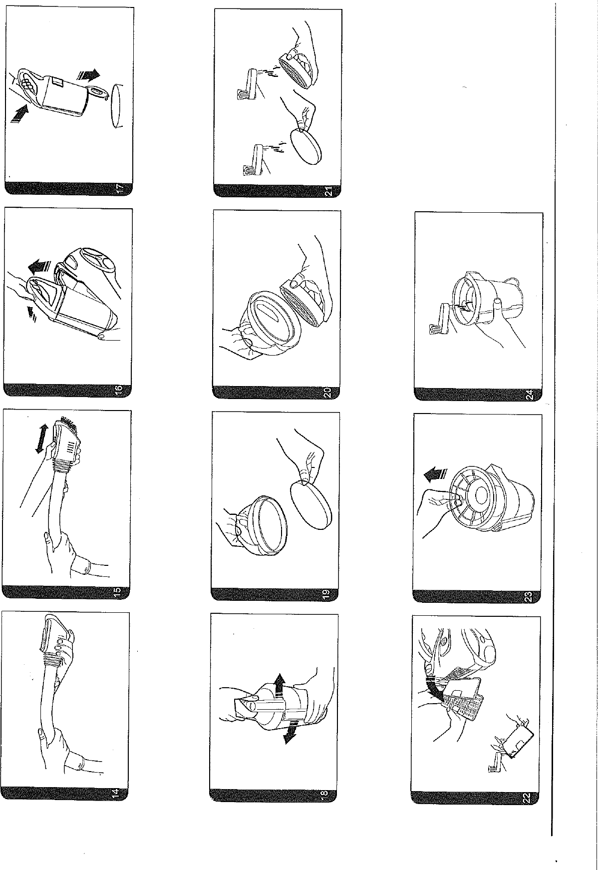 Page 4 of 8 - Hoover Vacuum Cleaner Rush Pets TCR4213 Instruction Manual - Product Code 39000616 TCR4233