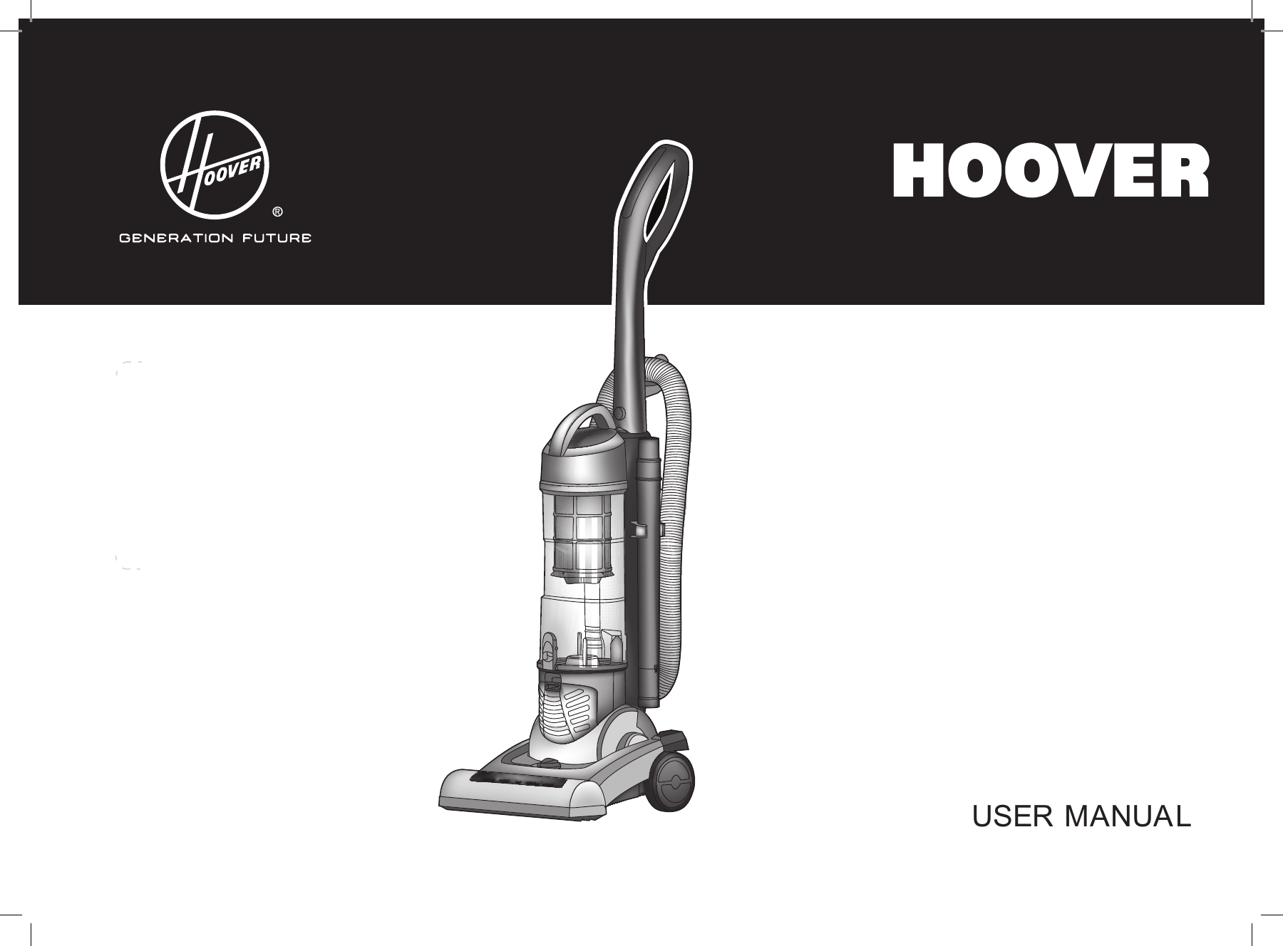 Page 1 of 9 - Hoover Smart Bagless Pets Upright Vacuum Cleaner TH71SM03 Instruction Manual - Product Code 39100401 TH71-BL01BL02