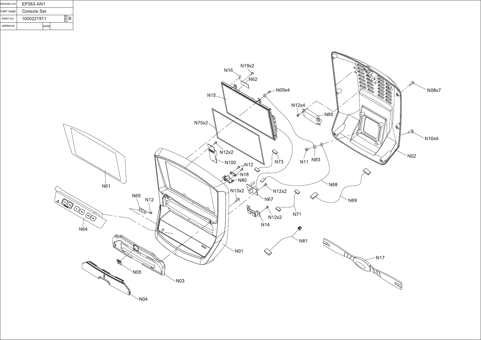 Page 1 of 1 - Horizon-Fitness Horizon-Fitness-R20-Touch-Exploded-Diagram- 453A5C5847A4E5A5F3B8EAAEC65CA740B77E5C45503236312E3236322E323633A15DA54EB27AA15E5CBBF6BFF63244B9CF5CBBF6BFF6B0E2AA41B9CFC0C95C4  Horizon-fitness-r20-touch-exploded-diagram