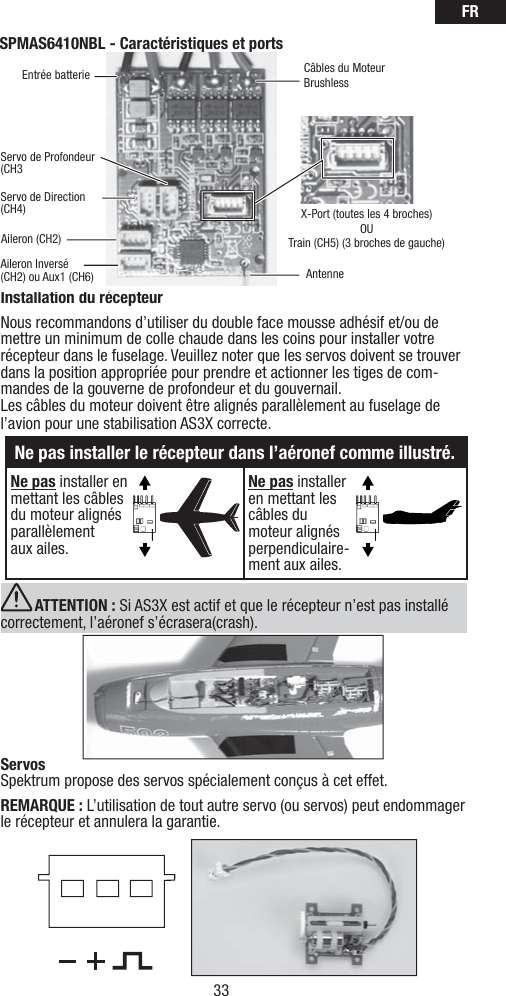 Page 5 of Horizon Hobby AS6410L Receiver User Manual BRWAS6410L France  2